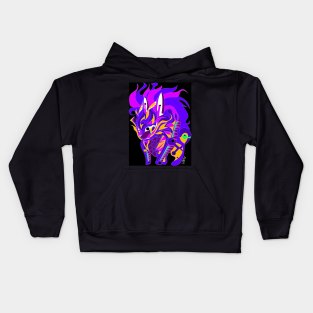 black esquilax the cryptid myth rabbit usagi ecopop Kids Hoodie